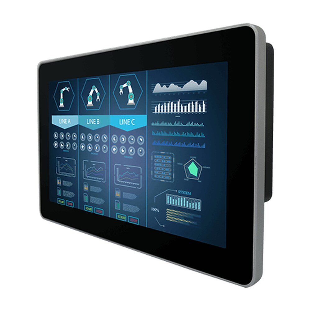 Winmate W10L100-GCH2 10.1" G-WIN GC Series Front IP65 PCAP Display