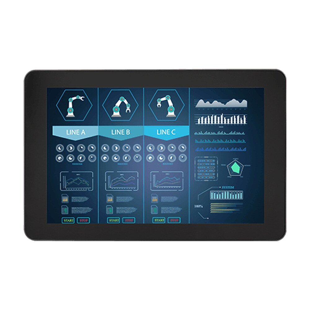Winmate W10L100-PCH2-POE 10.1" PoE Chassis Display