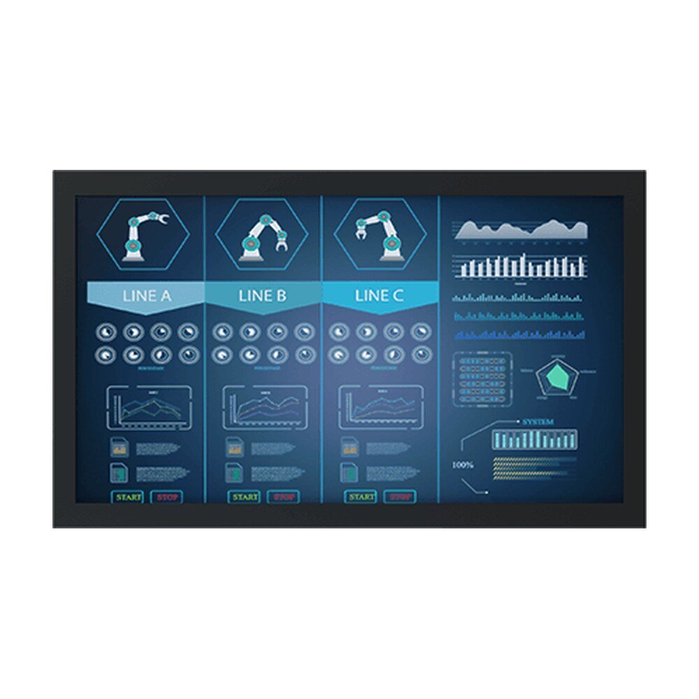 Winmate W15L100-CHL1OD 15.6" Resistive Touch Chassis Display
