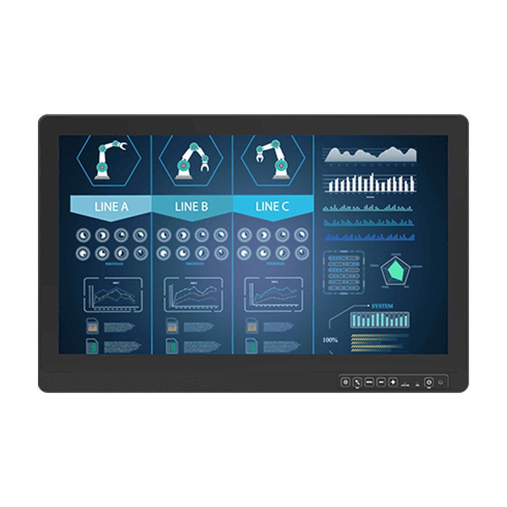 Winmate W22L100-67B2-P(HB) 21.5″ G-WIN IP67 Series P-CAP Display