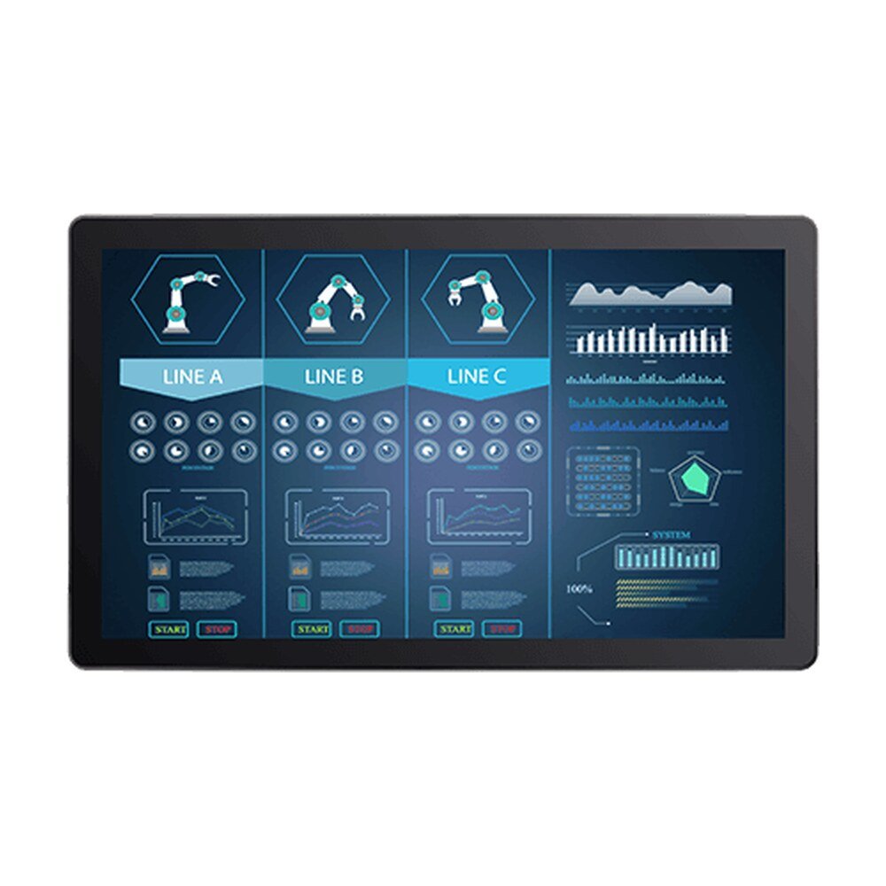 Winmate W22L100-GCA3 21.5" G-WIN GC-Series Front IP65 PCAP Display