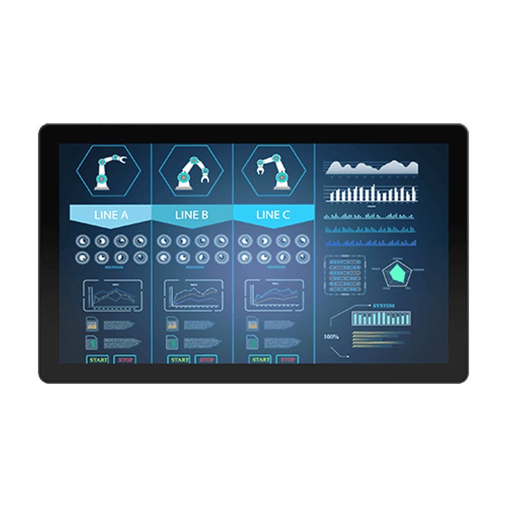 Winmate W22L100-GCB1OD 21.5" PCAP Touch Chassis Display