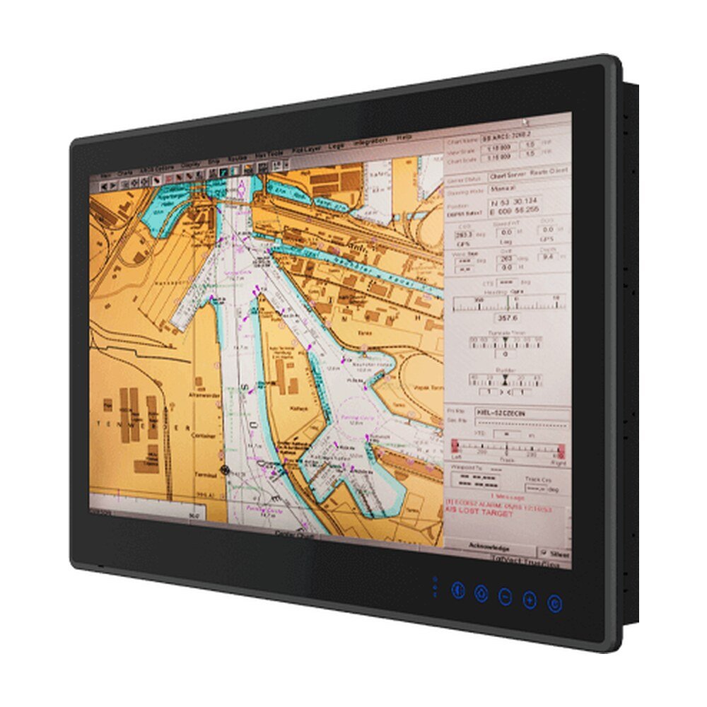 Winmate W24IAD3S-MRA2FP 24" Intel® Core™ i5-1335U Flat PCAP ECDIS Marine Panel PC