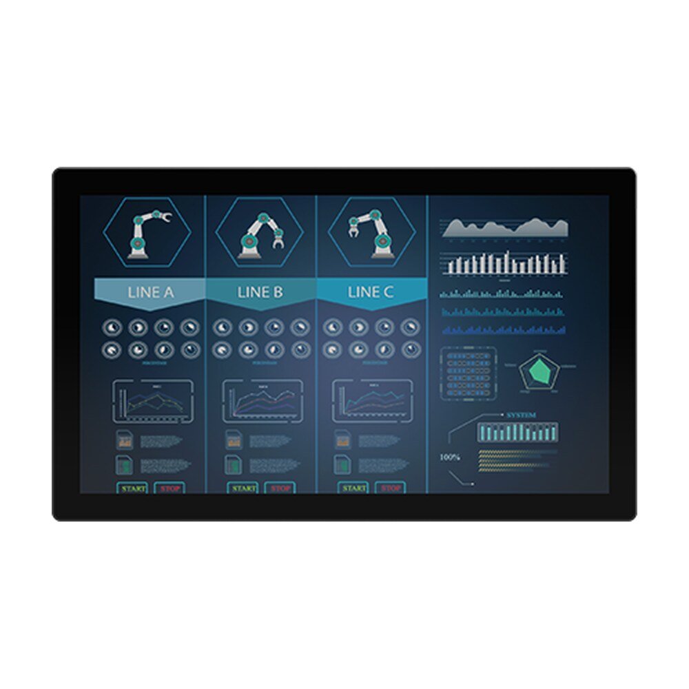 Winmate W24L100-GCC1OD 24" PCAP Touch Chassis Display