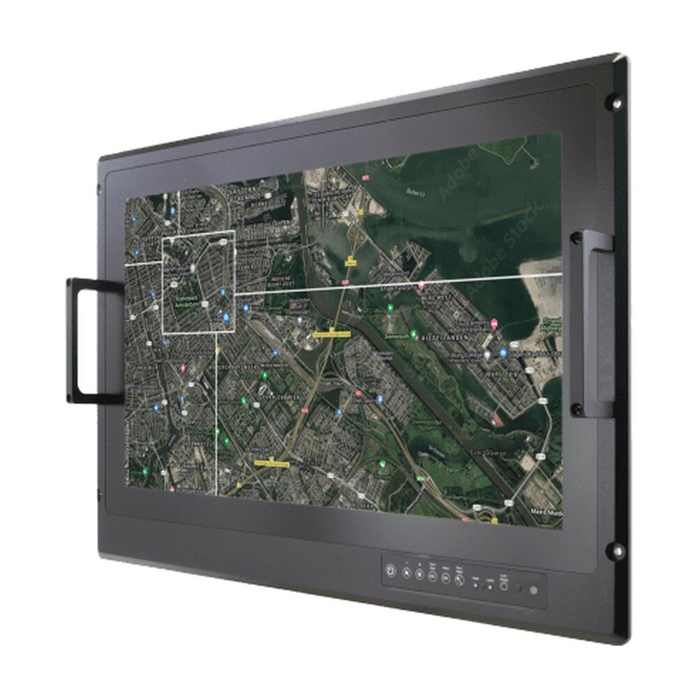Winmate W24L100-MLA2FP 24" PCAP Rack Mount Defence Display