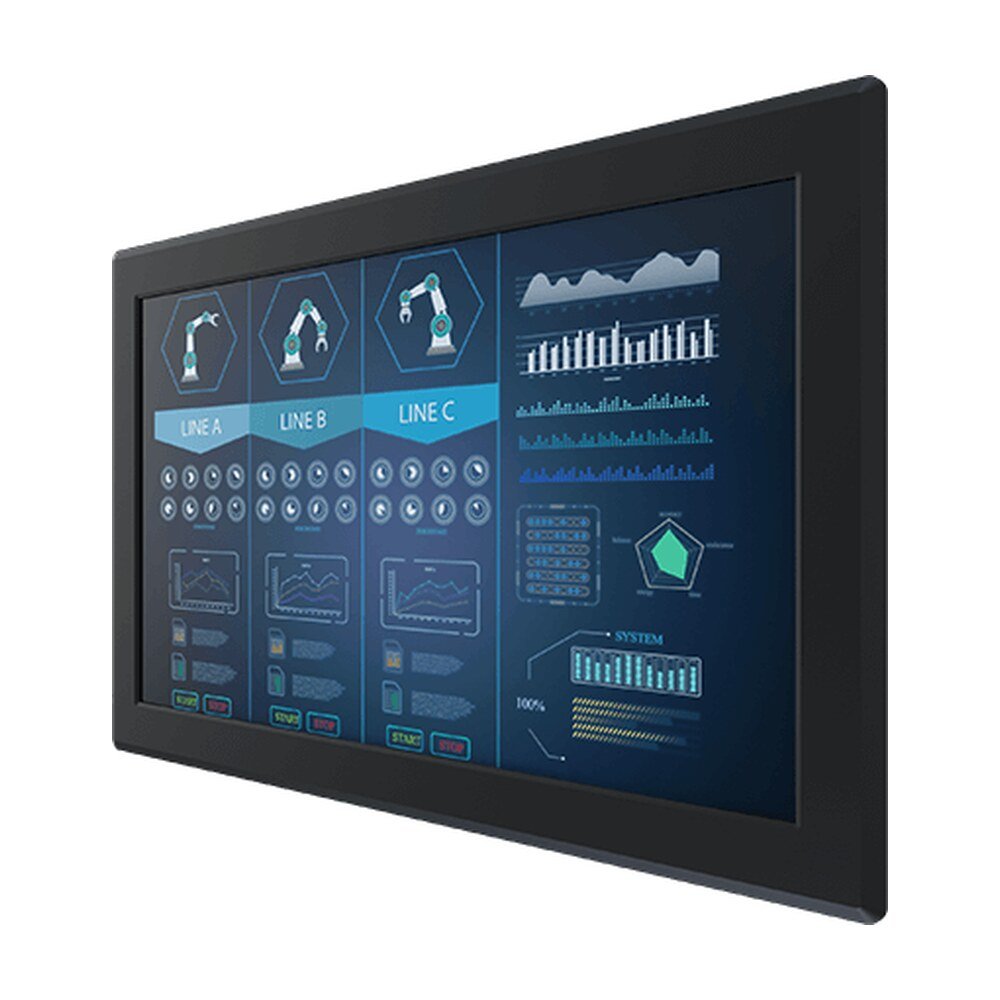 Winmate W24L100-PMC1OD 24" Resistive Touch Panel Mount Display