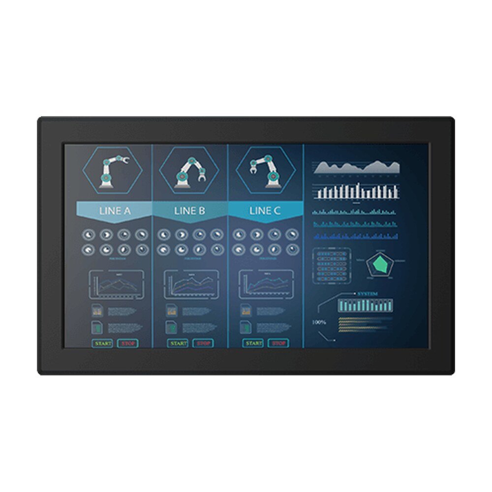 Winmate W24L100-PMC1OD 24" Resistive Touch Panel Mount Display