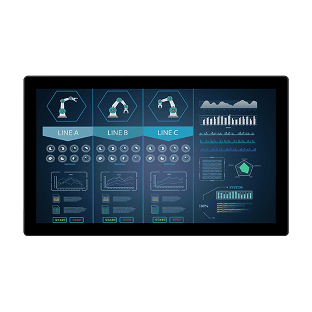 Winmate W24L100-PTA2 24" Multi-Touch Chassis Display