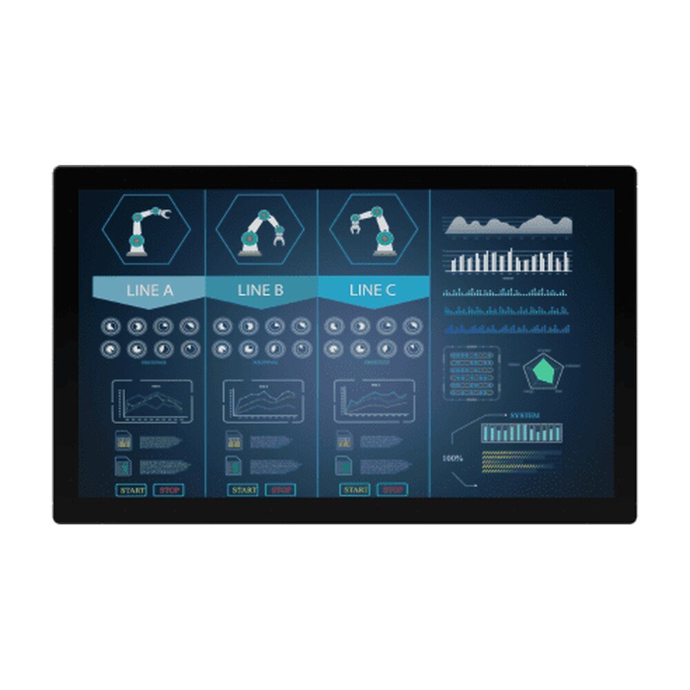 Winmate W27L100-PCA1 27" Multi-Touch Chassis Display