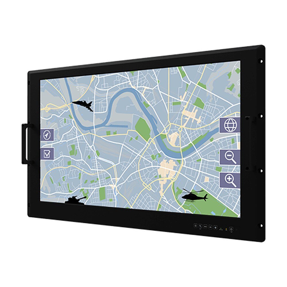 Winmate W32L100-RKA3ML 32" Rack Mount Protective Glass Defense Display