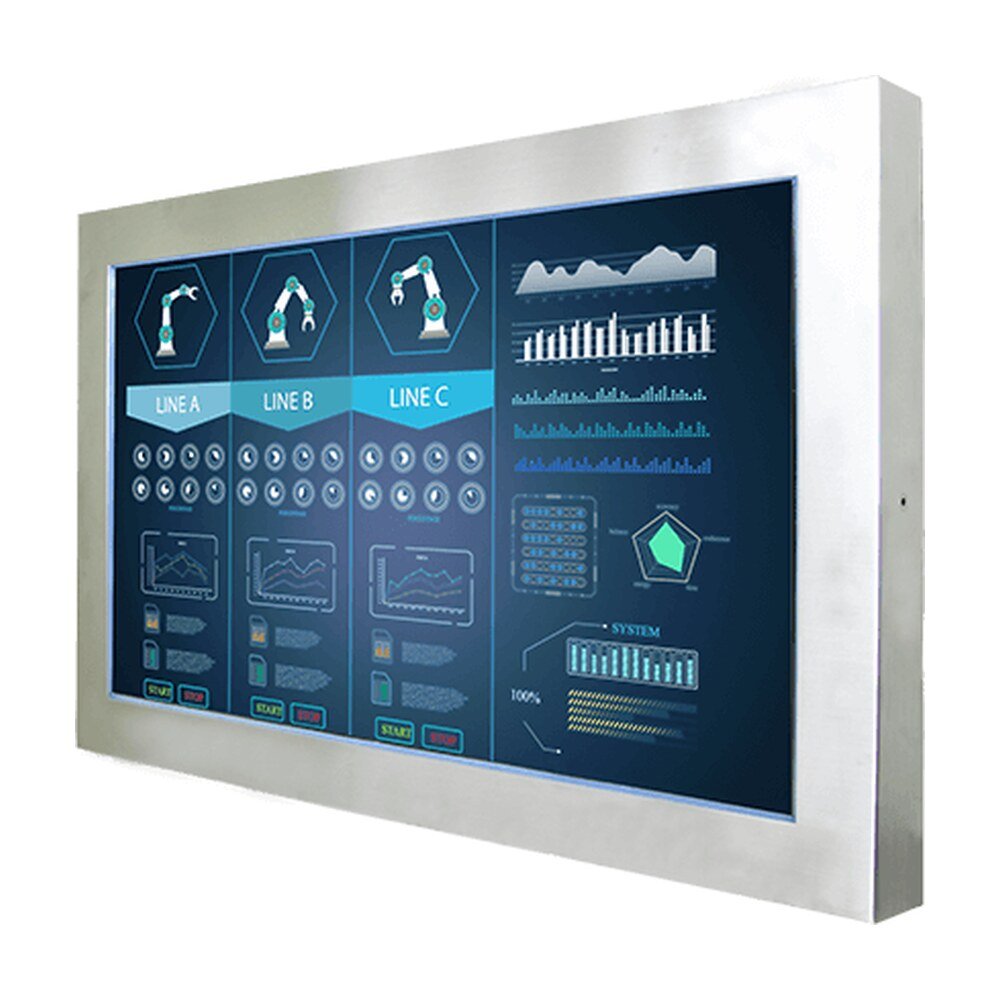 Winmate W32L300-65A3 32" IP65 Stainless Chassis Display
