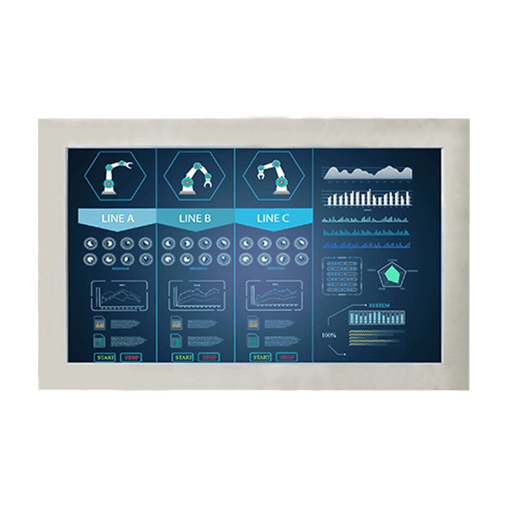 Winmate W32L300-65A3 32" IP65 Stainless Chassis Display