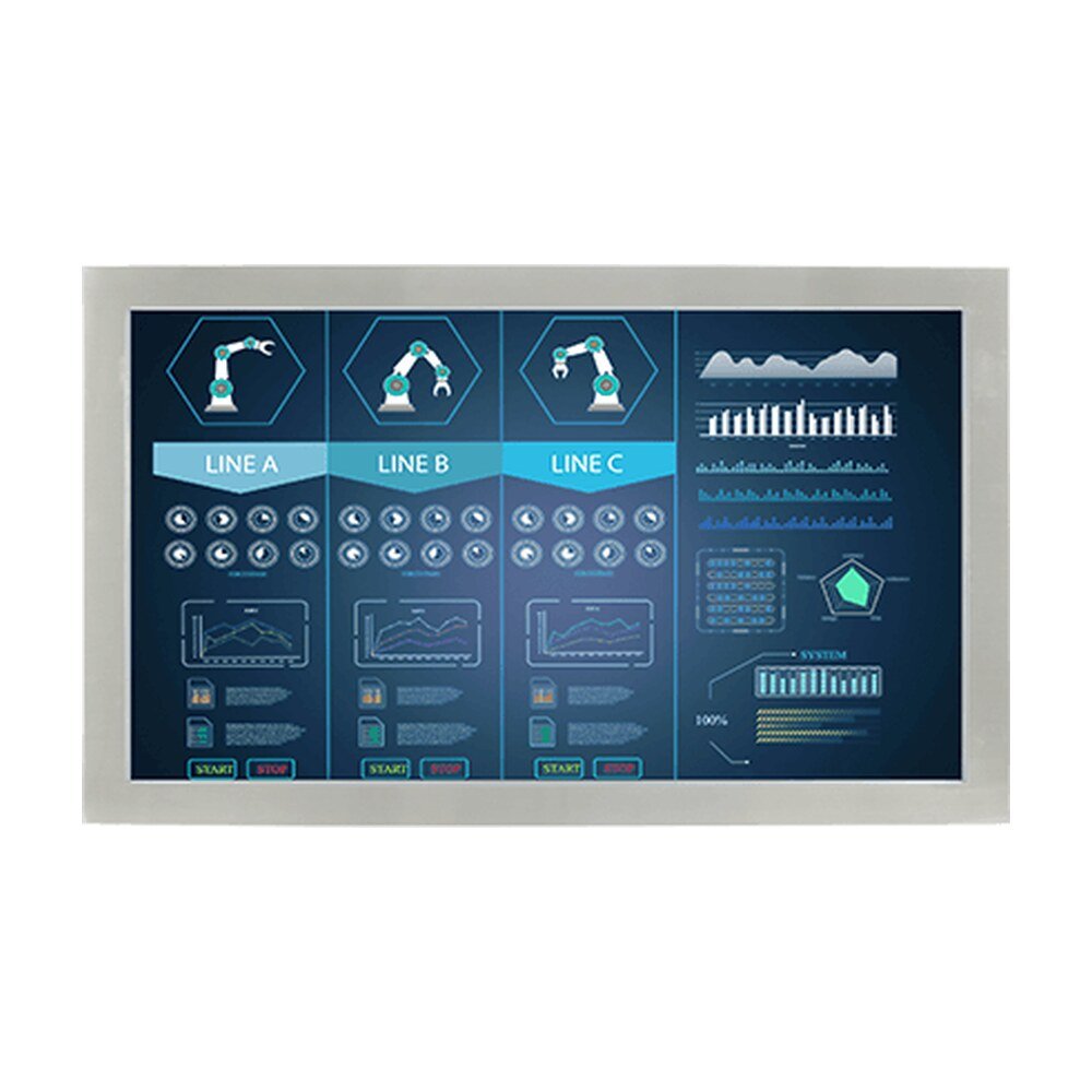 Winmate W42L300-65A3 42" IP65 Stainless Chassis Display
