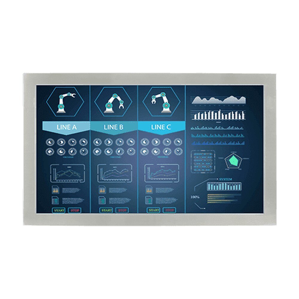 Winmate W43L100-65A1 42.5" IP65 Stainless Chassis Display