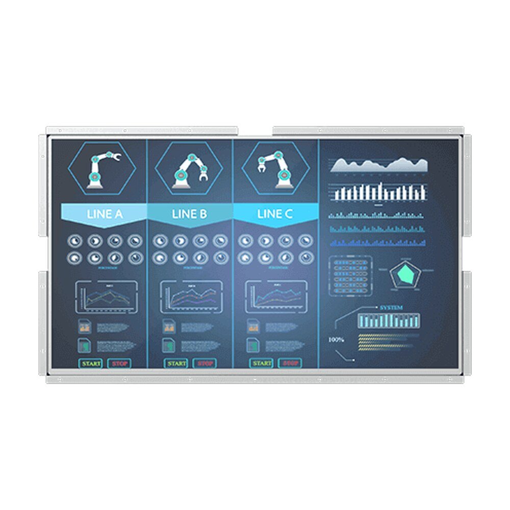 Winmate W43L300-OFA1 43” Open Frame Touch Monitor
