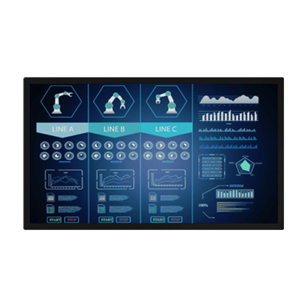 Winmate W55L100-PCA3OD 55" PCAP Touch Chassis Display
