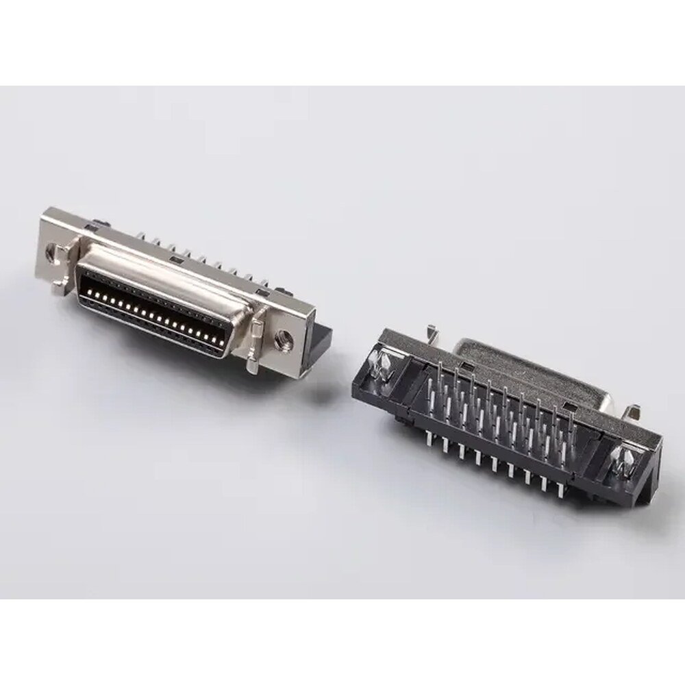 MR-C0520 Series - 1.27mm SCSI-II Centronic PCB Right Angle Type