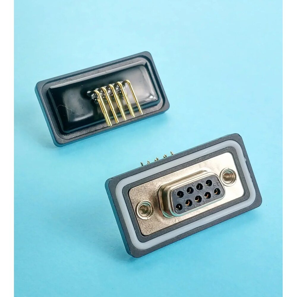 MR-C0604 Series - D-SUB PCB Right Angle Waterproof Type