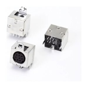 MR-C8098 Series - Mini Din Jack With Screw Hole