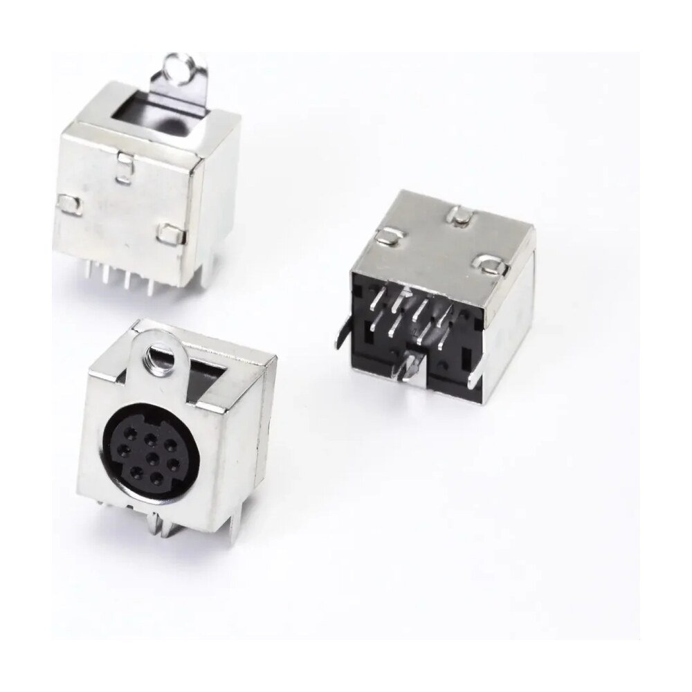 MR-C8098 Series - Mini Din Jack With Screw Hole