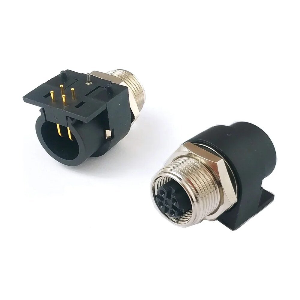 MR-C9305 Series - Waterproof Connector M12 D-Coded 90° C9305 series